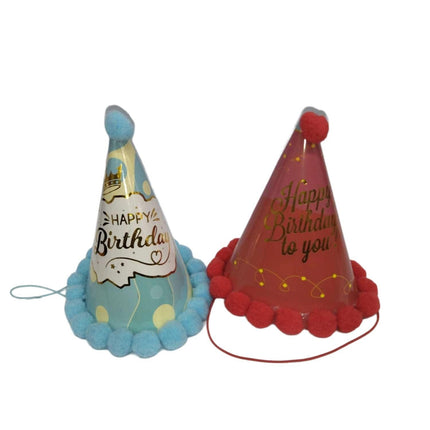 SOMBREROS DE CUMPLEAÑOS 20CM SURTIDO
