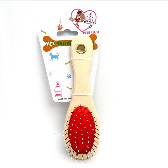 CEPILLO DOBLE 17CM P/MASCOTA