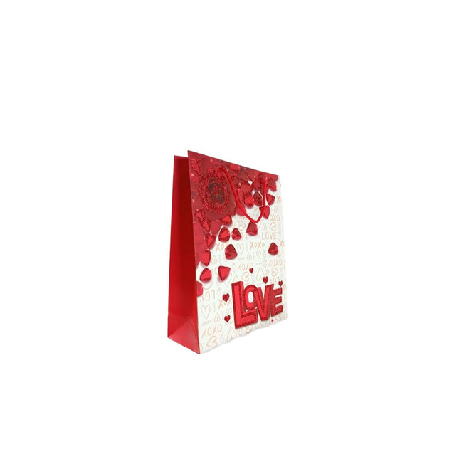 BOLSA P/REGALO LOVE 18X24X8.5CM