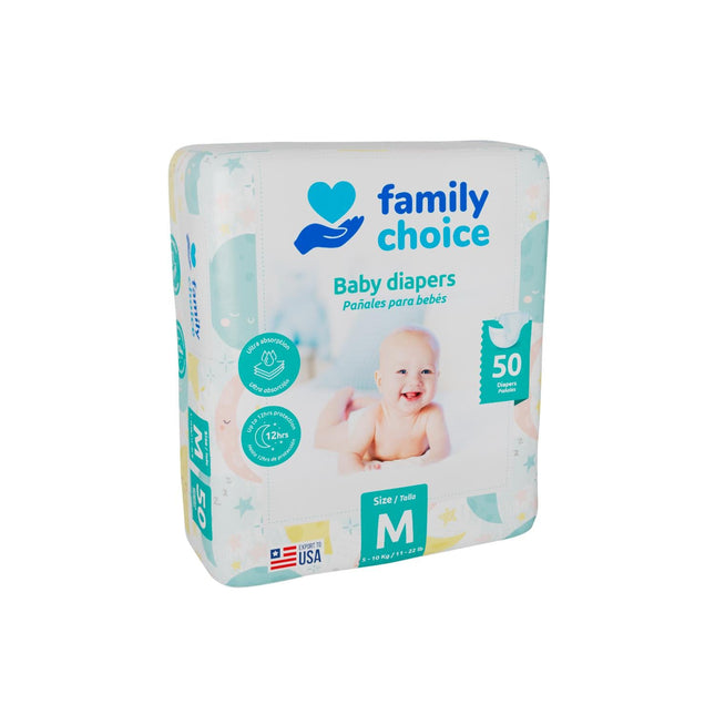 PAÑAL MEDIANO 1X6X50 FAMILYS CHOICE