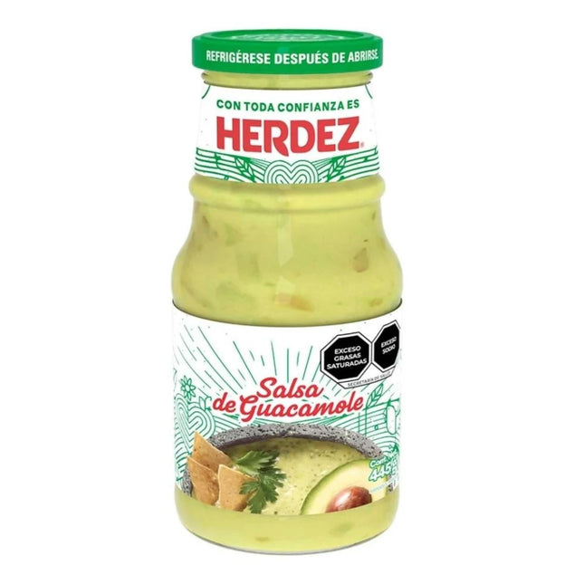 SALSA DE GUACAMOLE HERDEZ 445G
