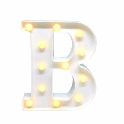 LETRA B C/LUZ LED GRAN.
