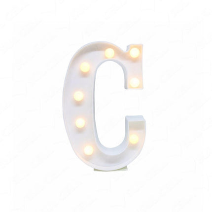 LETRA C C/LUZ LED GRAN.
