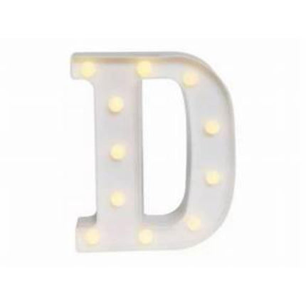 LETRA D C/LUZ LED GRAN.