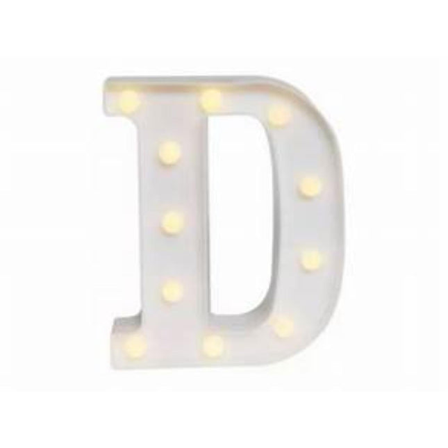 LETRA D C/LUZ LED GRAN.