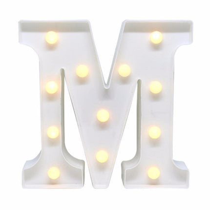 LETRA M C/LUZ LED GRAN.