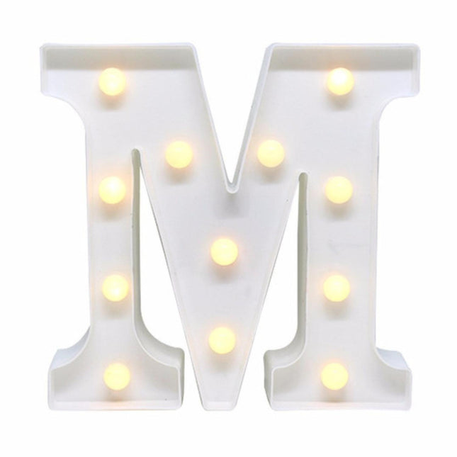LETRA M C/LUZ LED GRAN.