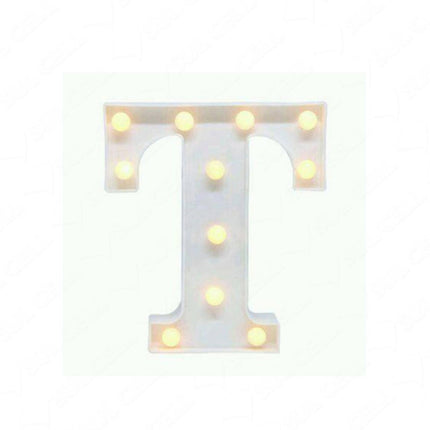 LETRA T C/LUZ LED GRAN.