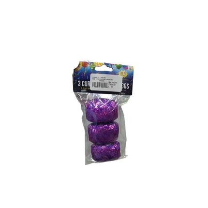 PAQ. 3 HUEVOS D/CINTA RIZADORA MORADA