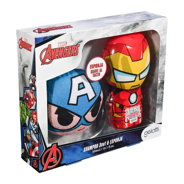 SHAMPOO 3EN1 300ML IRON MAN + ESPONJA CA