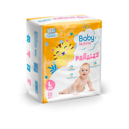 PAÑAL TALLA L BABY NUTRINE 50 UNDS.