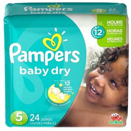 PAÑAL JUMBO BABY DRY T5 PAMPRS BL 24U 4S