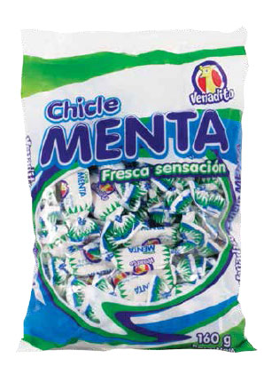 VENADITO CHICLE MENTA BOLSA 45"S