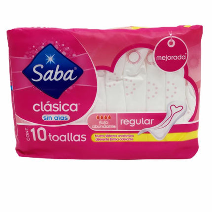 TOALLA SABA CLASICA S/ALAS 10U 24S