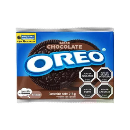 OREO CHOCOLOTE RELLENO DE CHOCOLATE 36GR